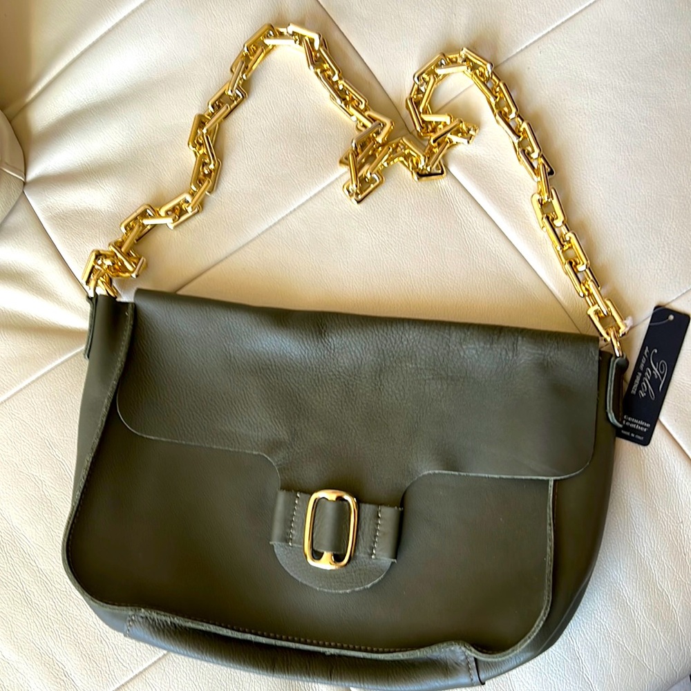 Falor dal 1980 Firenze Leather Handbag NWT Italy